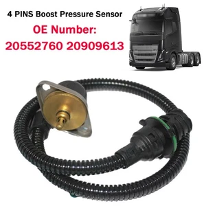 4 PINS Boost Pressure Sensor 20552760 20909613 Für Volvo FH16 FL6 FM10 FM7 FH12 - Picture 1 of 8