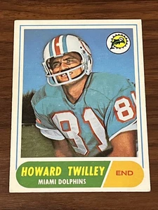 1968 Topps Football Howard Twilley #39 Miami Dolphins - Bild 1 von 2