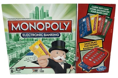 Monopoly Electronic Board Game Parker Brothers Hasbro 2013 COMPLETE - Image 1 of 3
