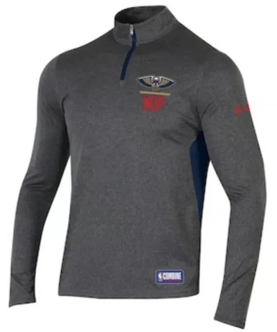 Under Armour Men’s New Orleans Pelicans 1/4 Zip Authority Pullover Jacket XL NBA Cover