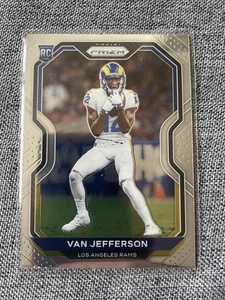 Panini Prizm 2020 Van Jefferson Los Angeles Rams Rookie Card - Picture 1 of 2