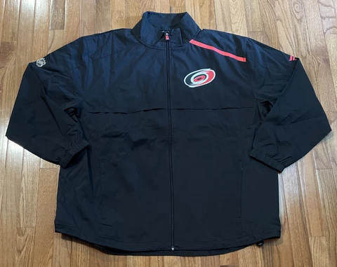 Mens Carolina Hurricanes Fanatics Authentic Pro Rinkside Full-Zip Jacket 2XL Cover