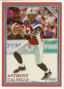 2000 Jogo CFL #9 Anthony Calvillo - Montreal Alouettes - Utah State - Foto 1 di 1