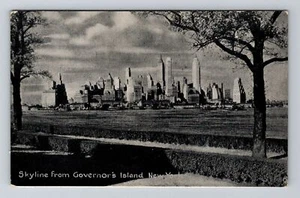 Nueva York NY, horizonte de Nueva York, postal vintage - Imagen 1 de 2