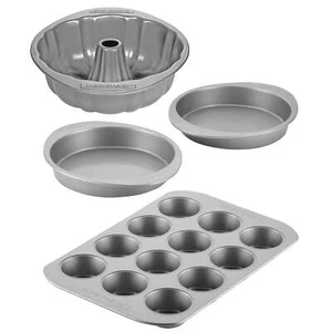 Bakeware Nonstick 4-Piece Set, Gray - Picture 1 of 9