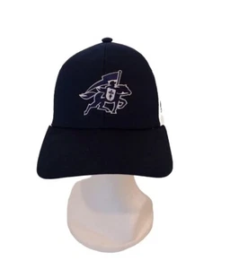 NWT Adidas Icon Trucker Snapback Mesh Navy Blue White Crusaders Knights Purple - Picture 1 of 7