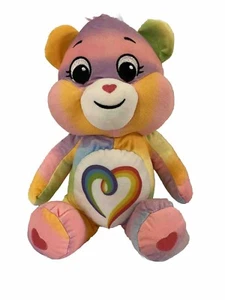 Care Bears 14 Zoll Togetherness Bär Regenbogen Pastellfarben Plüsch - Bild 1 von 8