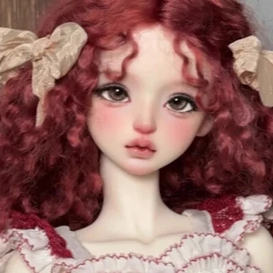 1/4 Handmade BJD Doll Resin Joints Pretty Girl w/Eyes Face Makeup Bare Doll Gift - Picture 1 of 12