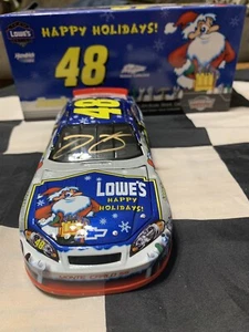 2006 Jimmie Johnson Gold Autographed #48 Sam Bass Holiday 1/24 - Picture 1 of 8