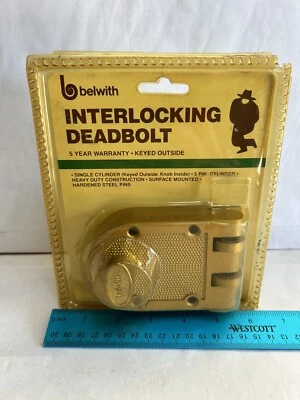 Cerrojo con cilindro de 5 pines. Productos Belwith Foto 1 de 2