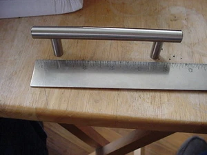 NEW STAINLESS STEEL DRAWER PULLS 5 3/8 INCHES LONG 1 3/8 INCH DEEP BUY 1 OR 75 - Picture 1 of 5