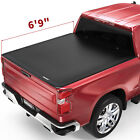 OEDRO 6.9ft Soft Roll Up Truck Tonneau Cover for 2020-2023 Silverado 2500 3500HD