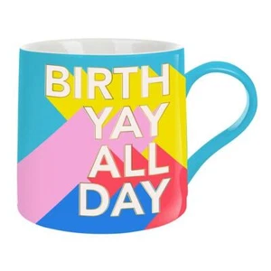 Taza de café Jumbo nacimiento Yay todo el día talla 6 pulgadas x 4 pulgadas h/20 oz paquete de 4 - Imagen 1 de 1