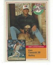 1993 MILKBONE SUPER STARS BASEBALL BASE SERIES SINGLES #'S 1-20