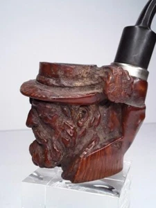 Vintage Austrian Burlwood Carved pipe from red point - Picture 1 of 7