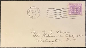 US #537 1st Day Cover, Washington DC, May 3, 1919;Glue Adhesions on bank  *d - Picture 1 of 2
