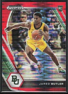 2021-22 Panini Prizm Draft Picks Red Pulsar Jared Butler Baylor University #30