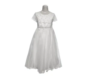 Kommunionkleid Spitze Kommunion Kleid Erstkommunion Kommunionskleid - Bild 1 von 1