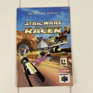 Star Wars Episode 1 Racer Nintendo 64 N64 Bedienungsanleitung Booklet #R1 - Bild 1 von 2