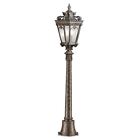 Notre-Dame Medium Pillar Lantern in a Signiture London Finish