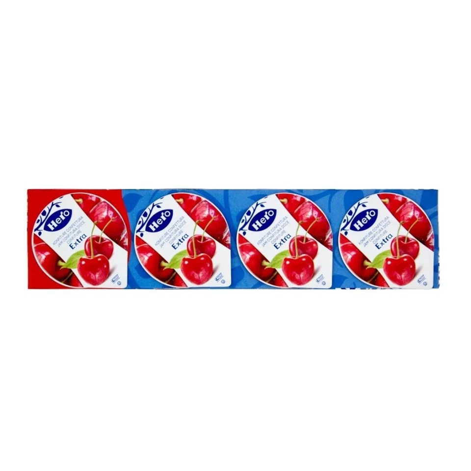 Hero Extra Cherry Jam 4 X 25 G. - image 1 of 1