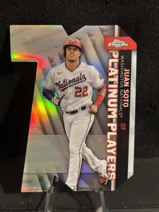 2021 Topps Chrome Juan Soto PDC-39 Platinum Players Die Cut - Picture 1 of 1
