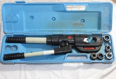 Crimpadora de compresión hidráulica Thomas Betts TBM14M 297-31858 con troqueles, envío y devolución gratuitos Foto 1 de 4