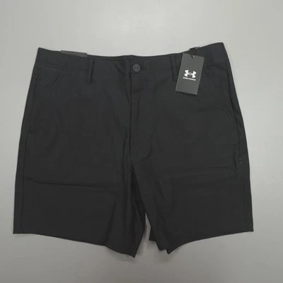 Pantalones cortos Under Armour UA imparables de 7 bolsillos para hombre talla 36 negros 138502-001 $90 Foto 1 de 4
