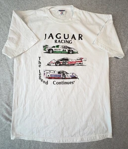 Vintage 1991 XJR-12D LeMans Jaguar Racing "The Legend Continues" weißes T-Shirt XL - Bild 1 von 5