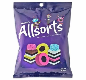 Gustaf's Allsorts Gourmet Englisches Lakritz 6,3 Oz Beutel - Bild 1 von 1