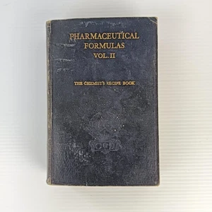 Pharmaceutical Formulas Vol II Chemists Recipe Book GP Forrester 1934 Vintage - Picture 1 of 24