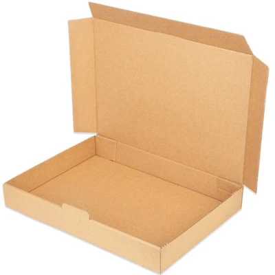 KARTONPRIMUS Maxibriefkartons Versandkarton Post Karton A4 Versand Maxibrief 350x250x50 braun