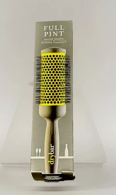 Cepillo Redondo Cerámico Dry Bar Media Pinta Medio Pro Nuevo Negro y Dorado Nuevo En Caja Foto 1 de 4