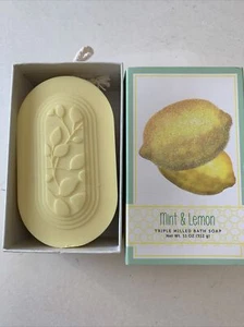 CST MINT & LEMON TRIPLE MILLED BATH SOAP 11 OZ - Picture 1 of 2