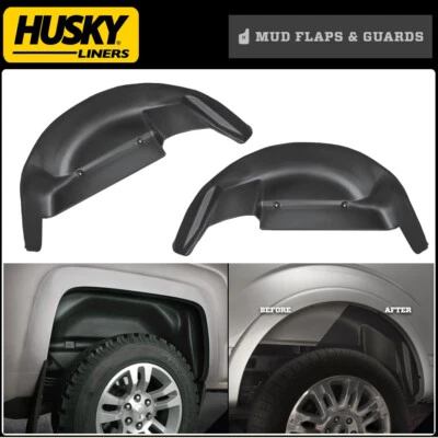 Protectores de pozo de rueda trasera Husky Liners 79101 para camioneta Ford F-150 2006-2014 Foto 1 de 4