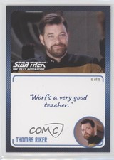 2022 Star Trek: The Next Generation Archives and Inscriptions Thomas Riker 0f3j