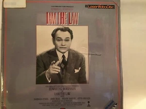 I AM THE LAW * EDWARD G. ROBINSON CLASSIC * LASERDISC  * EXCELLENT LIKE NEW - Picture 1 of 3