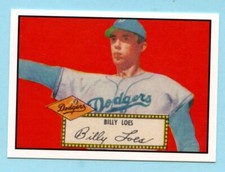 1952 Topps Baseball Reprint # 20 Billy Loes -- Brooklyn Dodgers