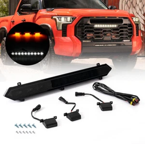 NUEVO Para 2022 2023~2024 Toyota Tundra Para PRO LUCES PARRILLA BARRA LED Y 3 Juego Ámbar - Imagen 1 de 18