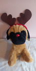 Keel Toys Pipp The Bear Pugsley The Dog renne neuf avec étiquette jouet doux de Noël