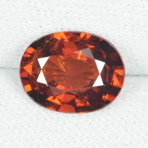 2.75 ct GORGEOUS - RARE ORANGE RED NATURAL SPESSARTITE GARNET OVAL See Vdo 1s - Picture 1 of 3