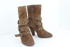 Steve Mdden Rusttik Boots Size 10 M Browns Suede In Great Condition 