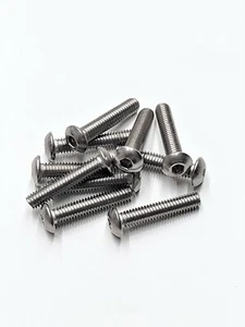 Edelstahl 4x20mm Knopfkopf Maschinenschrauben (10) Traxxas 2589 HEX TRA2570 - Bild 1 von 1