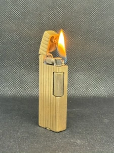 Liftarm Messing Benzinfeuerzeug V D 15845 Swiss Made / Patent Depose Vintage 30er - Bild 1 von 12