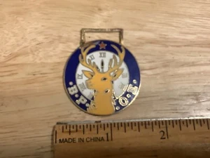 Cloisonné B.P.O.E. Elks Watch Fob - Picture 1 of 2