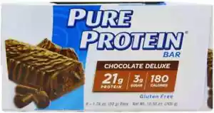 PURE PROTEIN CHOCOLATE DELUXE- 50G BOX OF 6PCS FREE SHIPPING WORLD WIDE - Picture 1 of 6