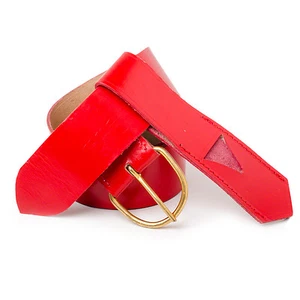 KT Quality Leather Red Knight Templar Belt & Frog Knights Regalia - Picture 1 of 1