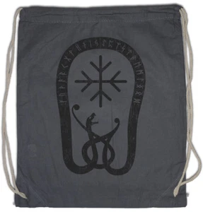 Jörmungandr III Turnbeutel Sea Serpent Valhalla Thor Loki Odin Viking Vikings - Picture 1 of 1
