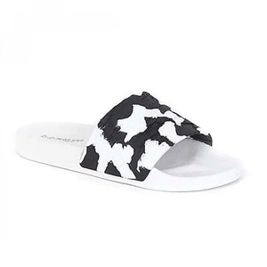 Brave Soul Atomic White Camo Slide Sandals