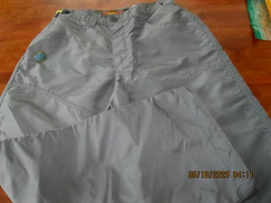 Vintage JNCO Baggy Nylon Rave Pants Size 32X32 11" CUFF GRAY USA MADE EUC - Picture 1 of 13